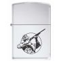 Zapalniczka benzynowa Zippo Strzelec Brushed Chrome - 2